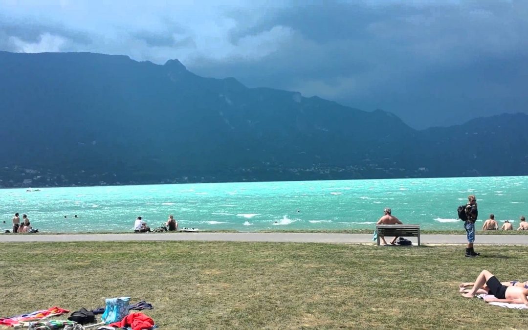 Un orage sur le Lac du Bourget