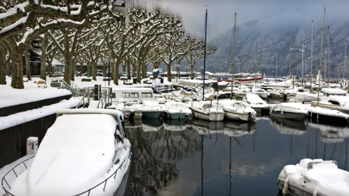 Le Lac du Bourget, l’hiver