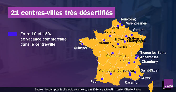 Chambéry, très touchée par la desertification des centres-villes !